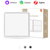 Умный одноклавишный кнопочный беспроводной Zigbee выключатель MOES