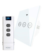 Умный сенсорный Zigbee переключатель для жалюзи MOES + Одноканальный пульт