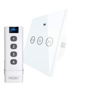 Умный сенсорный Zigbee переключатель для жалюзи MOES + Переключатель сценариев ZigBee