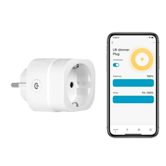 Умная розетка Wi-Fi Moes с регулировкой яркости