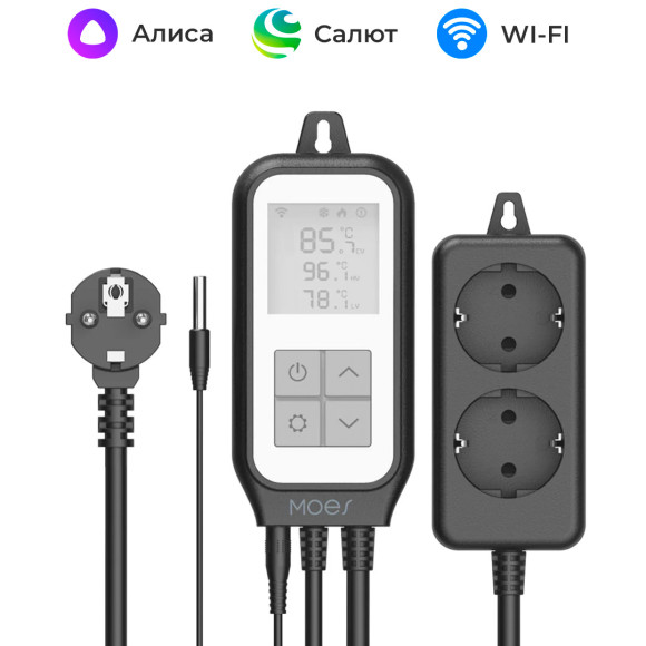 Умный цифровой контроллер температуры WiFi Moes