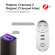 Умная розетка Zigbee Moes с 2 USB портами