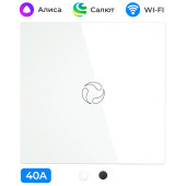 Умный сенсорный Wi-Fi переключатель для бойлера MOES с нейтральным проводом, 40 A