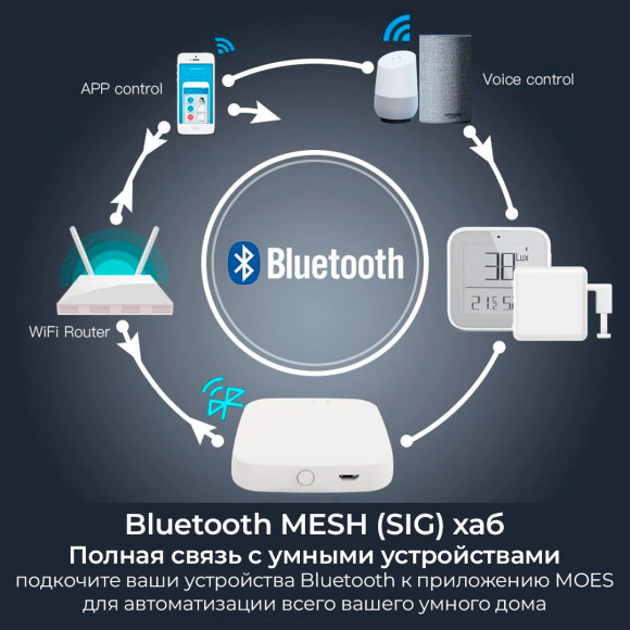 Беспроводной Bluetooth хаб MOES