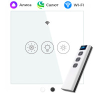 Умный сенсорный Wi-Fi диммер MOES + пульт
